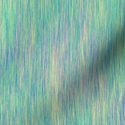 AURORA BOREALIS TEXTILE FIBER ART INSPIRED AQUA  CYAN BLUE GREEN