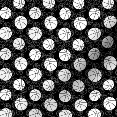 basketball monochromatic