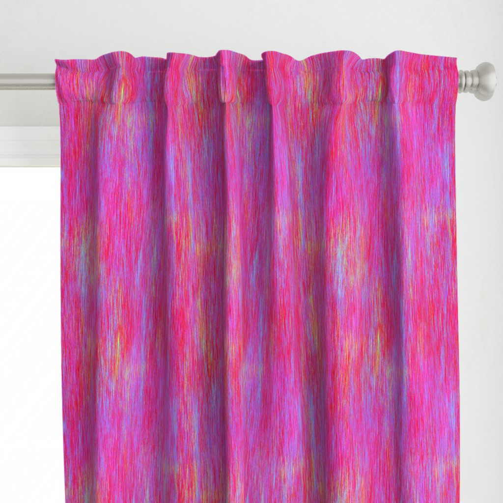 AURORA BOREALIS TEXTILE FIBER ART INSPIRED BRIGHT SATURATED FUCHSIA PURPLE NEON