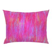 AURORA BOREALIS TEXTILE FIBER ART INSPIRED BRIGHT SATURATED FUCHSIA PURPLE NEON