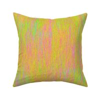 AURORA BOREALIS TEXTILE FIBER ART INSPIRED BRIGHT SATURATED YELLOW SUN NEON