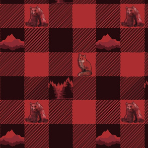 plaidmountainyellowrepeatRED