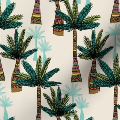 desert palm trees