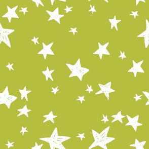 stars // celery green star fabric nursery baby design andrea lauren fabric