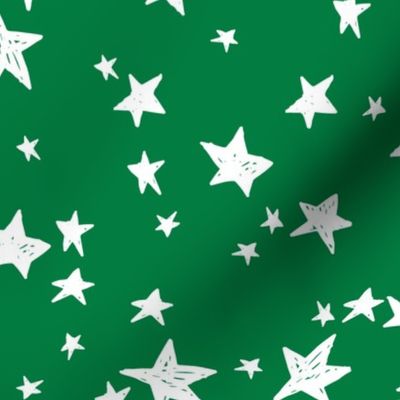 stars // kelly green star fabric andrea lauren design