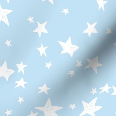 stars // powder blue star fabric nursery baby design andrea lauren fabric pastel baby blue