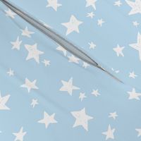 stars // powder blue star fabric nursery baby design andrea lauren fabric pastel baby blue