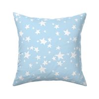 stars // powder blue star fabric nursery baby design andrea lauren fabric pastel baby blue