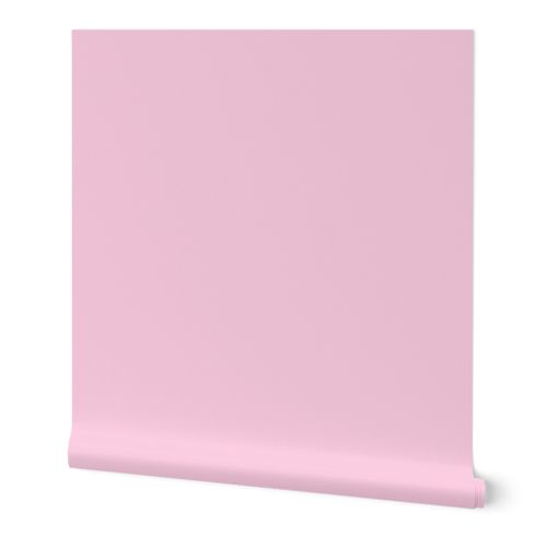 Bubblegum Pink Solid Pastel Pink Fabr Spoonflower