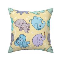 Elephants Nursery Pattern