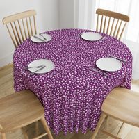 geo floral // wild purple fabric geometric flowers floral fabric simple floral 