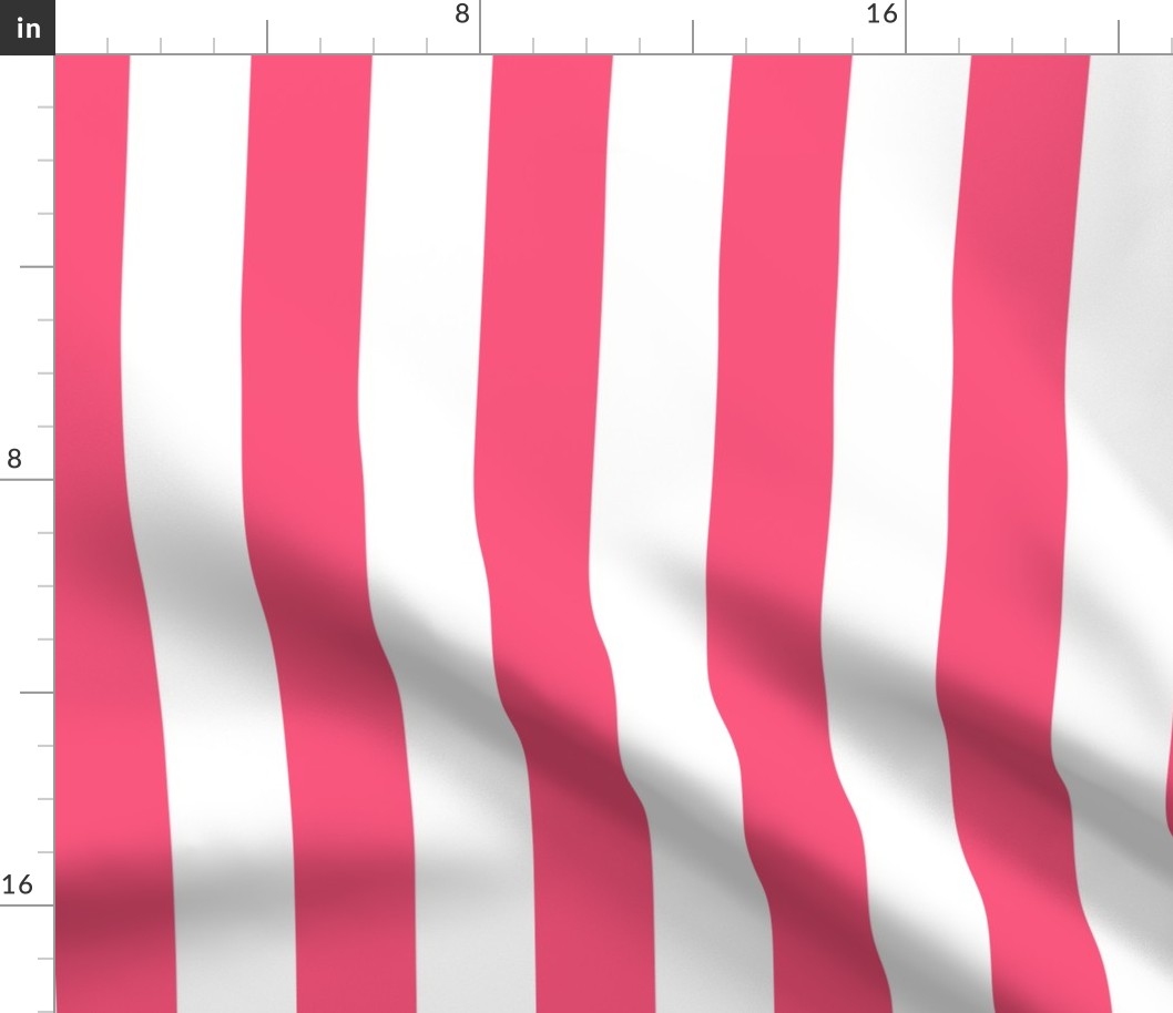 hot pink vertical 2" stripes LG