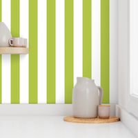 lime green vertical 2" stripes LG