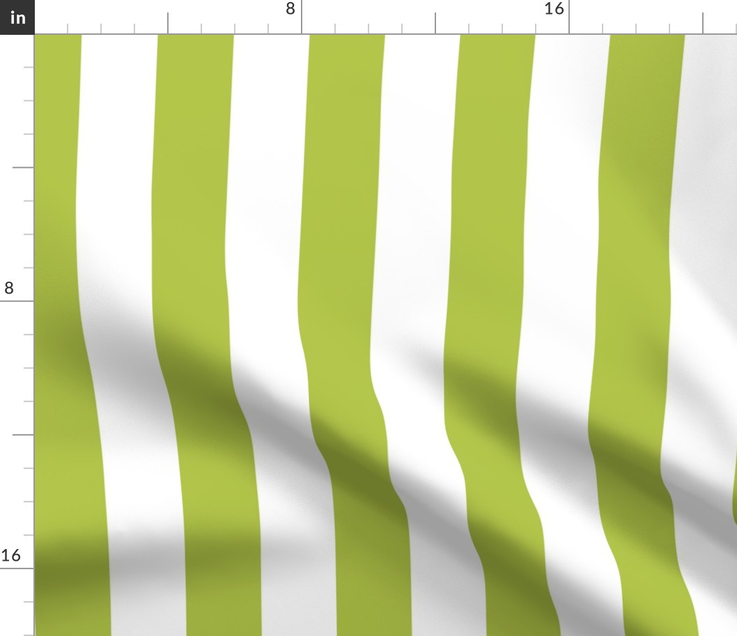 lime green vertical 2" stripes LG