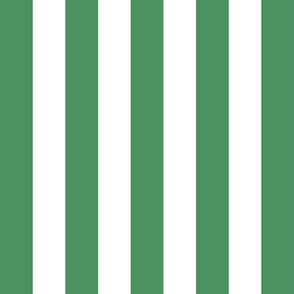 kelly green vertical 2" stripes LG