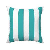 teal vertical 2" stripes LG