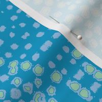 Third Tier Dotty Sky Aqua Turquoise