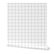 granite grey windowpane grid 2" square check graph paper