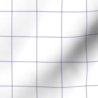 light purple windowpane grid 2" square check graph paper