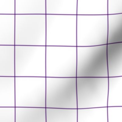 amethyst purple windowpane grid 2" square check graph paper