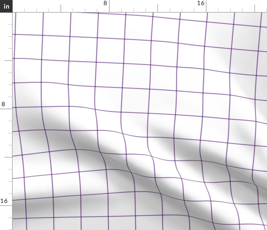 amethyst purple windowpane grid 2" square check graph paper