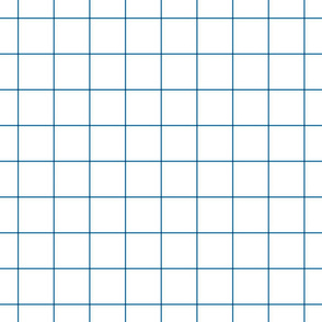 royal blue windowpane grid 2" square check graph paper