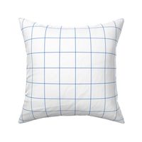 cornflower blue windowpane grid 2" square check graph paper