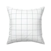 slate blue windowpane grid 2" square check graph paper