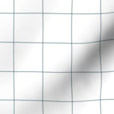 slate blue windowpane grid 2" square check graph paper