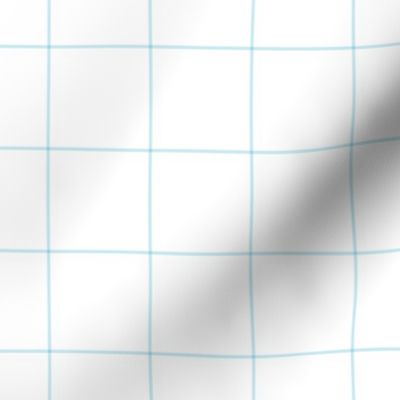 ice blue windowpane grid 2" square check graph paper