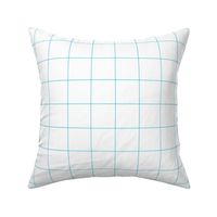 sky blue windowpane grid 2" square check graph paper