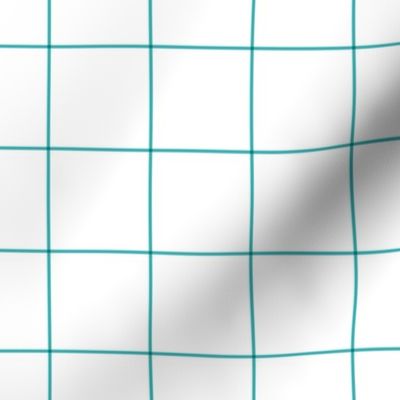 teal windowpane grid 2 square check graph paper