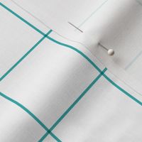 teal windowpane grid 2 square check graph paper