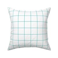 teal windowpane grid 2 square check graph paper