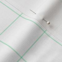 ice mint green windowpane grid 2" square check graph paper