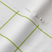 lime green windowpane grid 2" square check graph paper