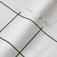 hunter green windowpane grid 2" square check graph paper