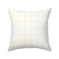 lemon yellow windowpane grid 2" square check graph paper