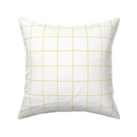 butter yellow windowpane grid 2" square check graph paper