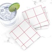 berry cream windowpane grid 2" square check graph paper