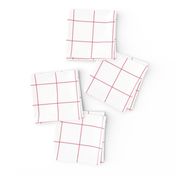 berry cream windowpane grid 2" square check graph paper