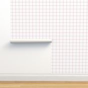 berry cream windowpane grid 2" square check graph paper