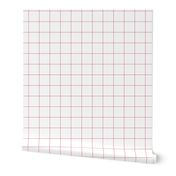 berry cream windowpane grid 2" square check graph paper