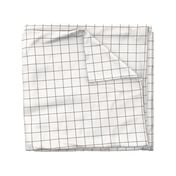 chocolate brown windowpane grid 2" square check graph paper #744527