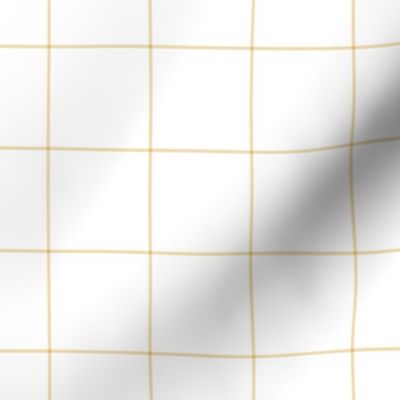 creamy banana windowpane grid 2" square check graph paper