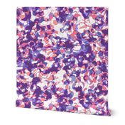 Meander in Coral and Violet • LARGE