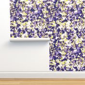 Meander in Violet and Yellow • LARGE