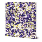 Meander in Violet and Yellow • LARGE