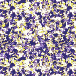 Meander in Violet and Yellow • SMALL