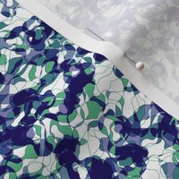 Meander in Green and Violet • SMALL